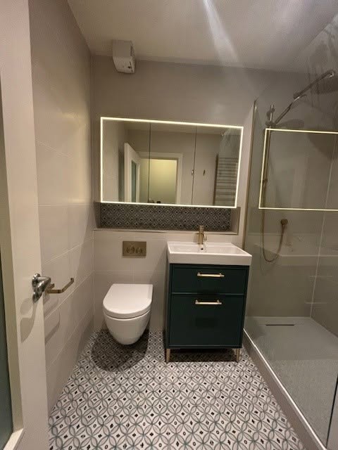Bathroom after renovation