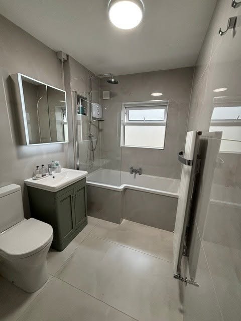Family bathroom after renovation