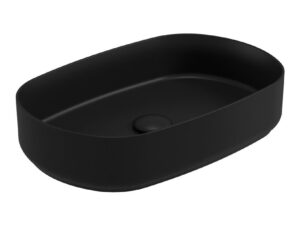 Avanti Oval 55cm Countertop Basin & Waste Carbon
