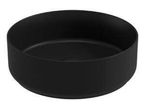 Avanti Round 36cm Countertop Basin & Waste Carbon