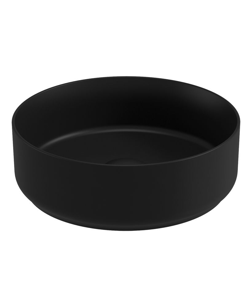 Avanti Round 36cm Countertop Basin & Waste Carbon