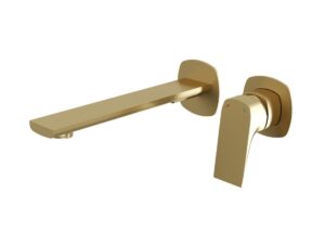 Cameo Lever Wall Mounted Concealed Tap Mixer Satin