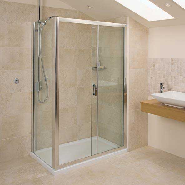 Embrace Sliding Door Shower Enclosure