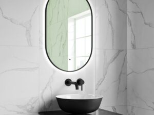Finn LED Mirror Blacl