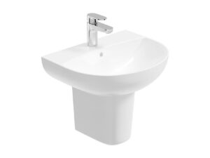 Horizon Round 1TH Wash Basin & Semi Pedestal