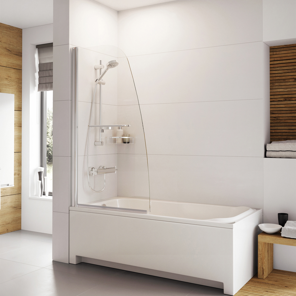 Haven 6 Angled Pivoting Bath Screen