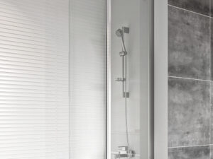 Haven 6 Curved Inward Folding Bath Screen