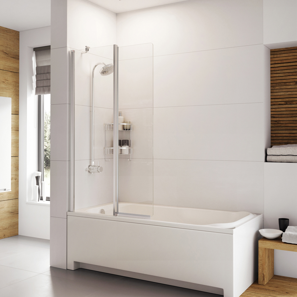 Haven 6 Inward Folding Bath Screen