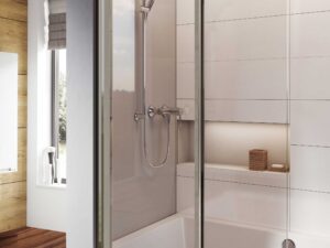 Haven 8 Inward Folding Bath Screen