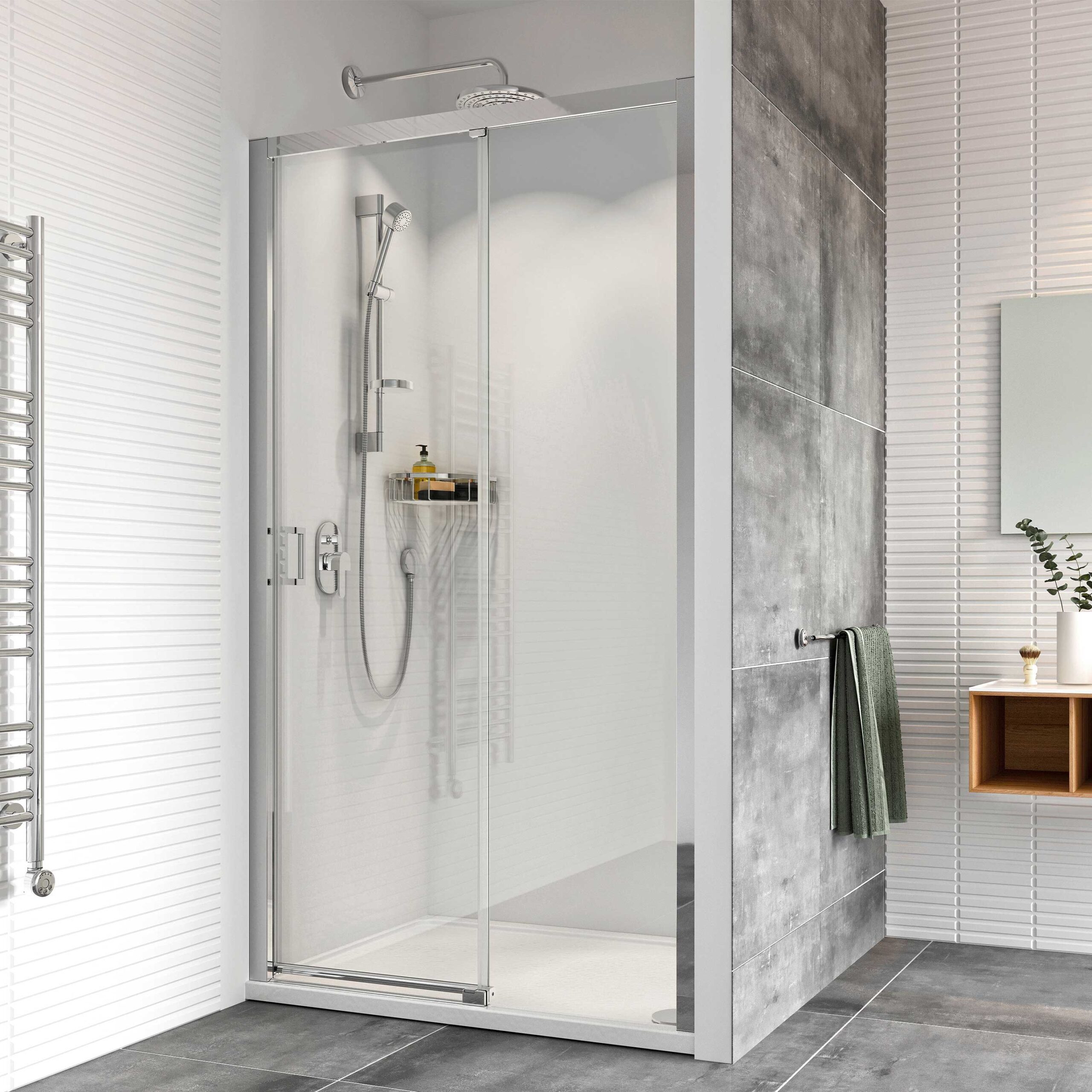 Haven 8 Level Access Sliding Door Shower Enclosure