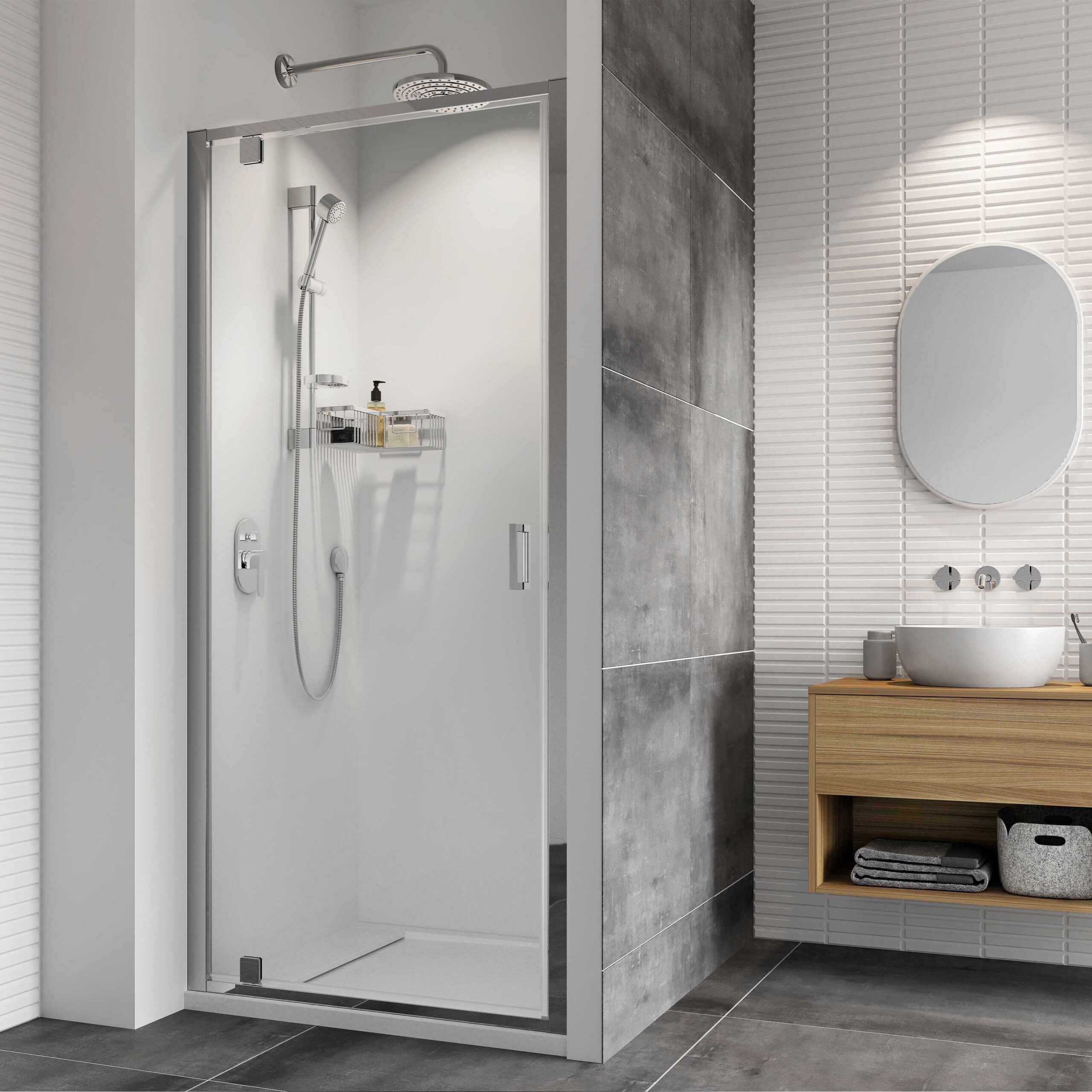Haven 8 Pivot Door Shower Enclosure