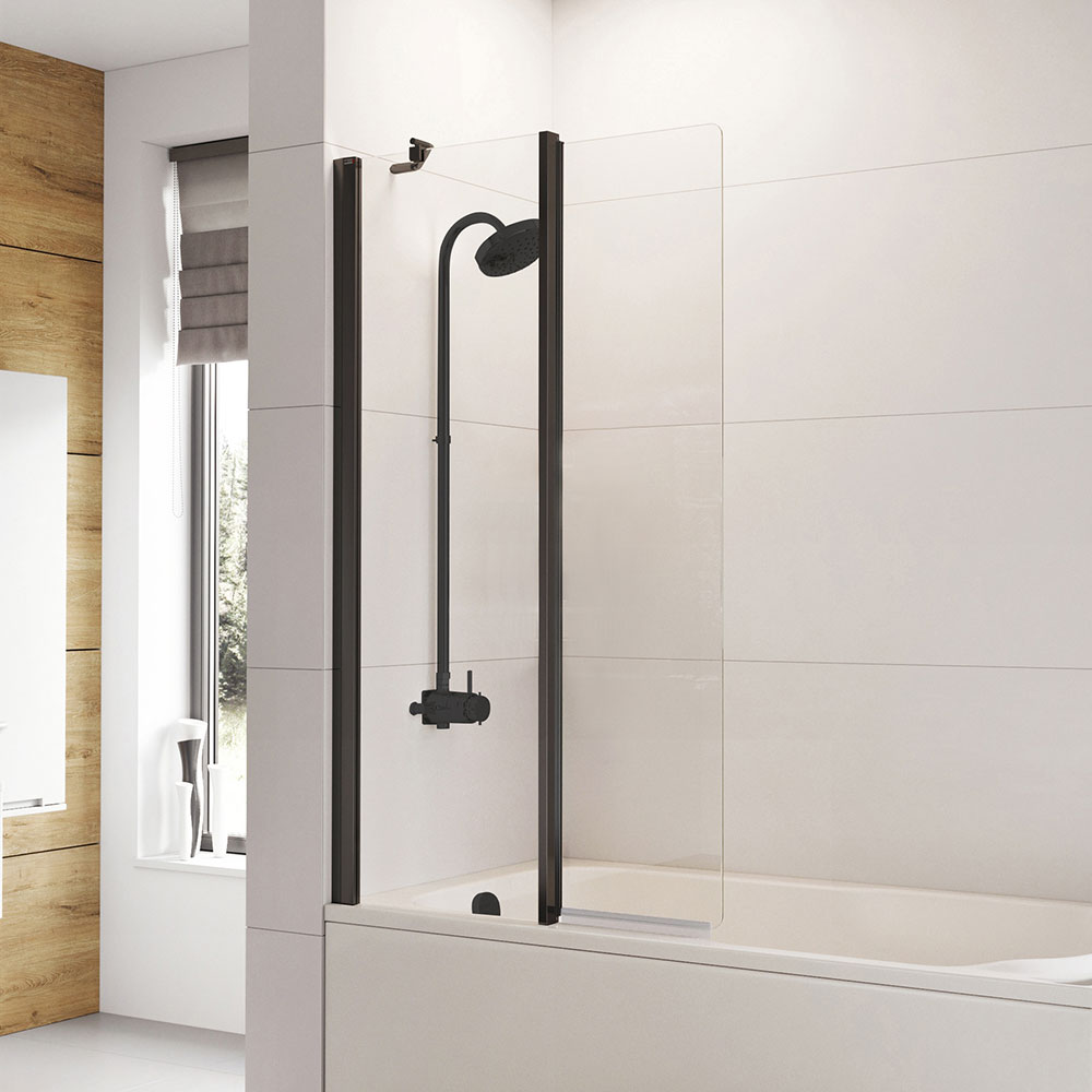Haven6 Frame Inward Folding Bath Screen