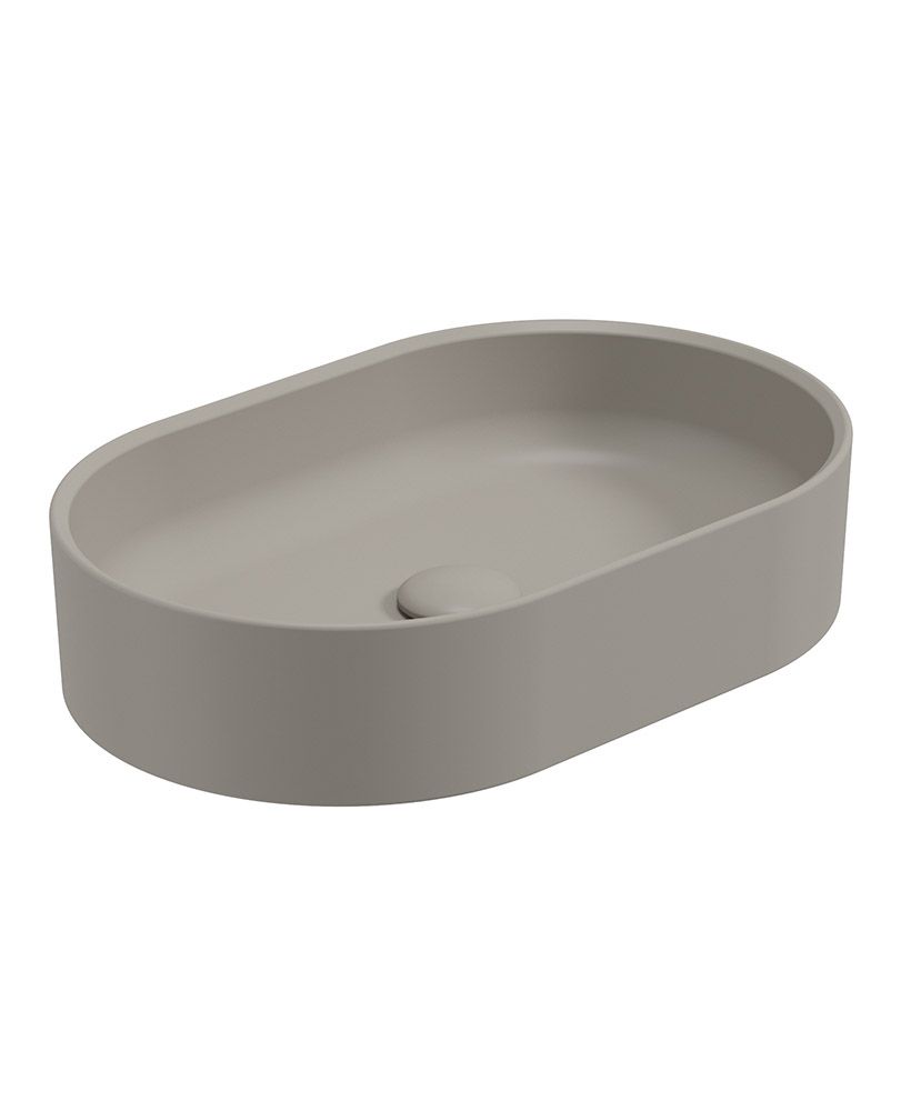 Living Oval Countertop Wash Basin & Waste City Stone