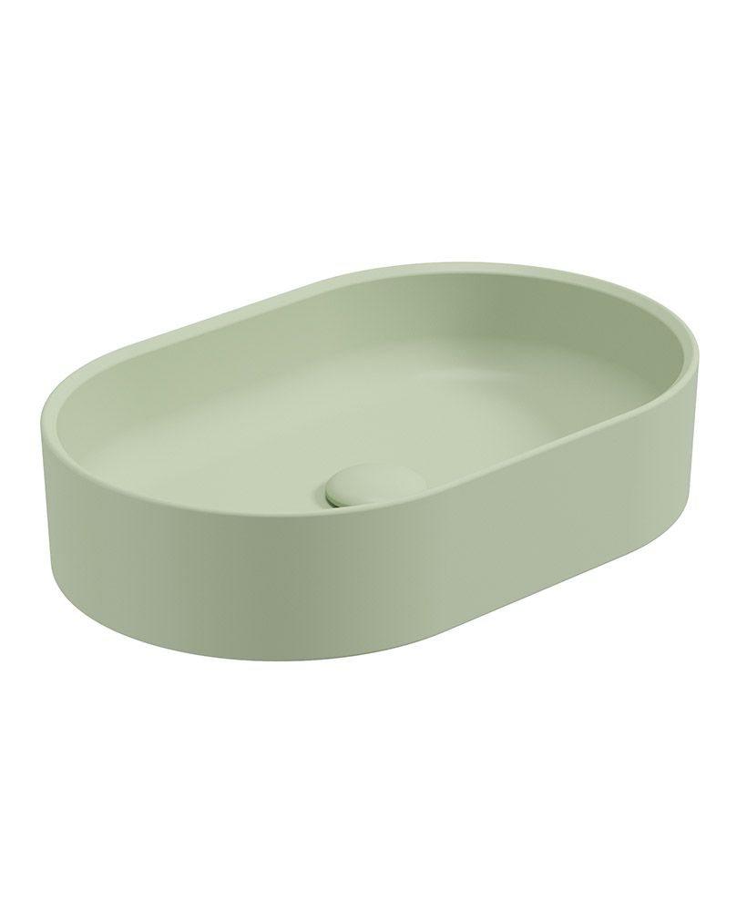Living Oval Countertop Wash Basin & Waste Parkland