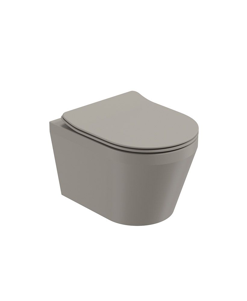 Living Wall Hung WC City Stone & Soft Close Seat