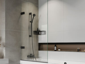 Liberty Hinged Bath Screen