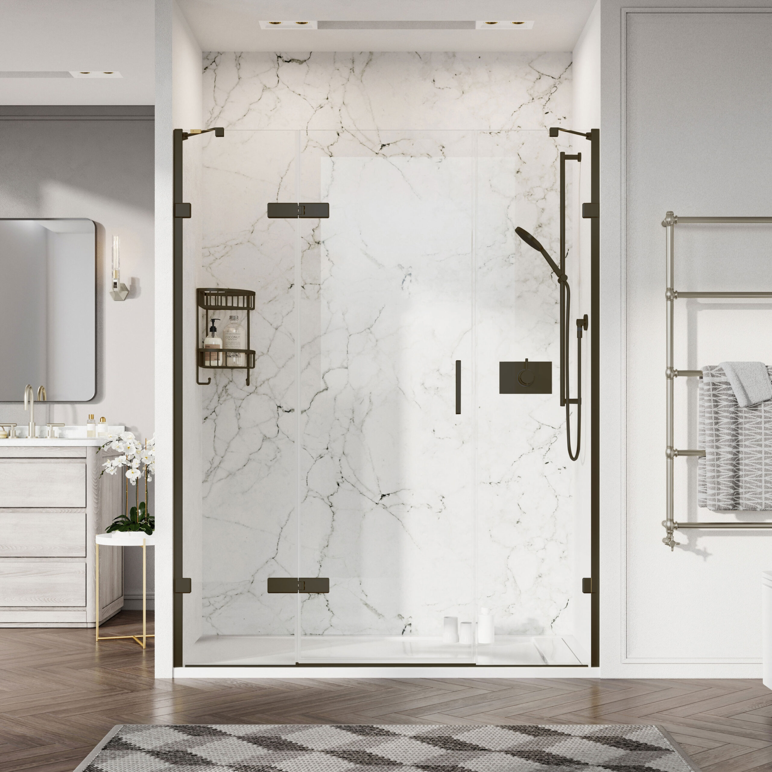 Liberty Hinged Door With Two In Line Panels