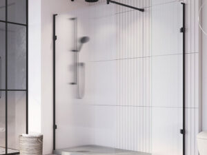 Liberty Wetroom Panels With Fluted Glass
