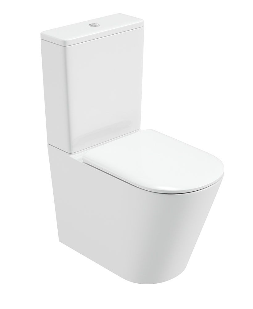 Reflections Rimless Fully Shrouded Close Coupled WC & Sequence Soft Close Seat