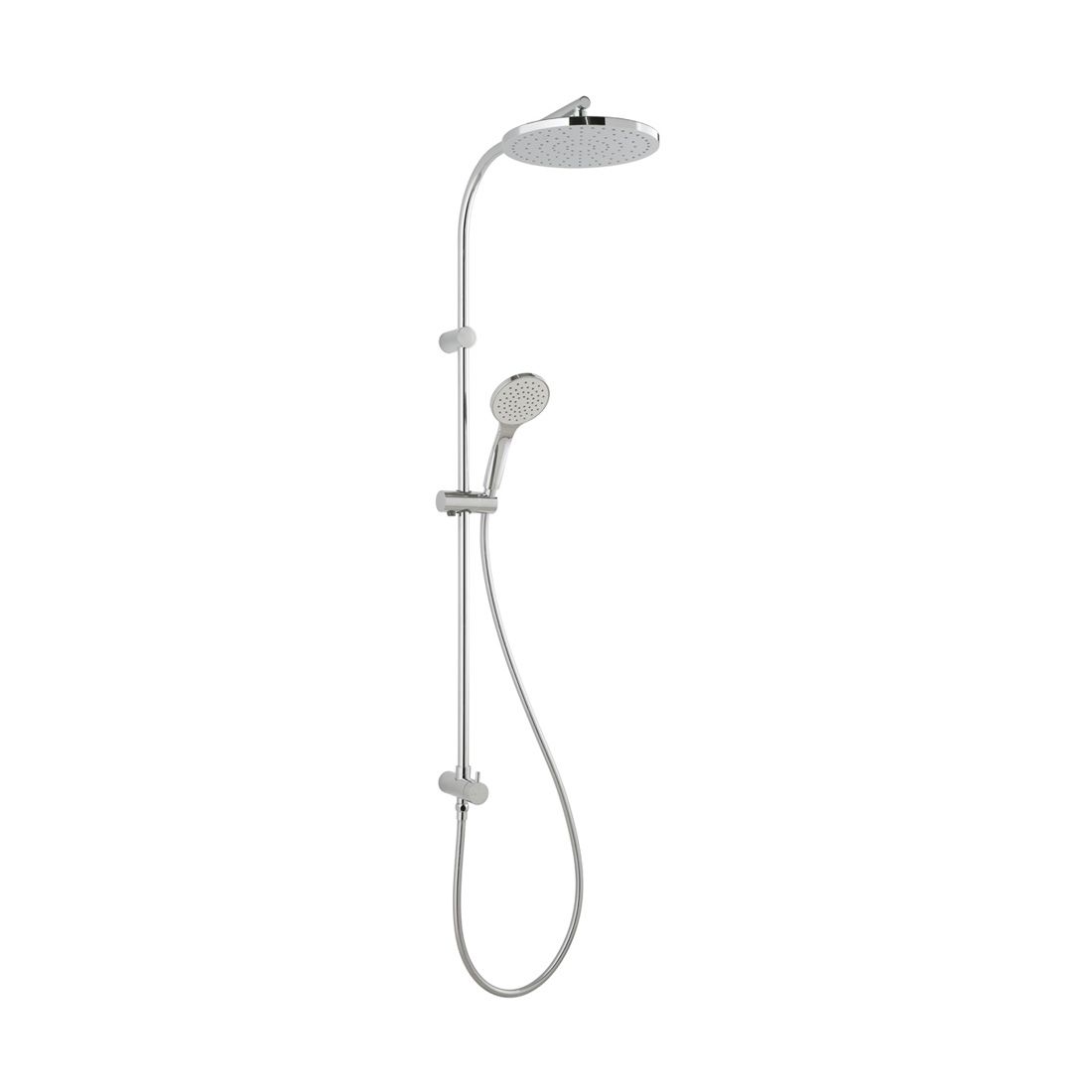 Rigid Riser Shower Kit With Diverter