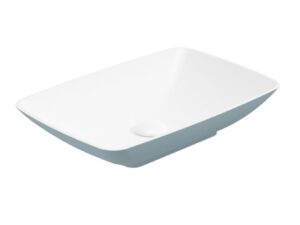 Skal Rectangle 60cm Countertop Basin White Morning & Waste