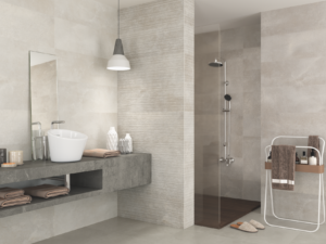 9521 Amb Perla Gris + Perla Relieve Pavim 5044 Gris