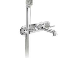 Tablet Arrondi Wallmounted Bath Shower Mixer With Shower Kit