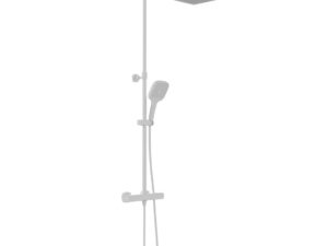 Wall Mounted Thermostatic Exposed Shower Column In