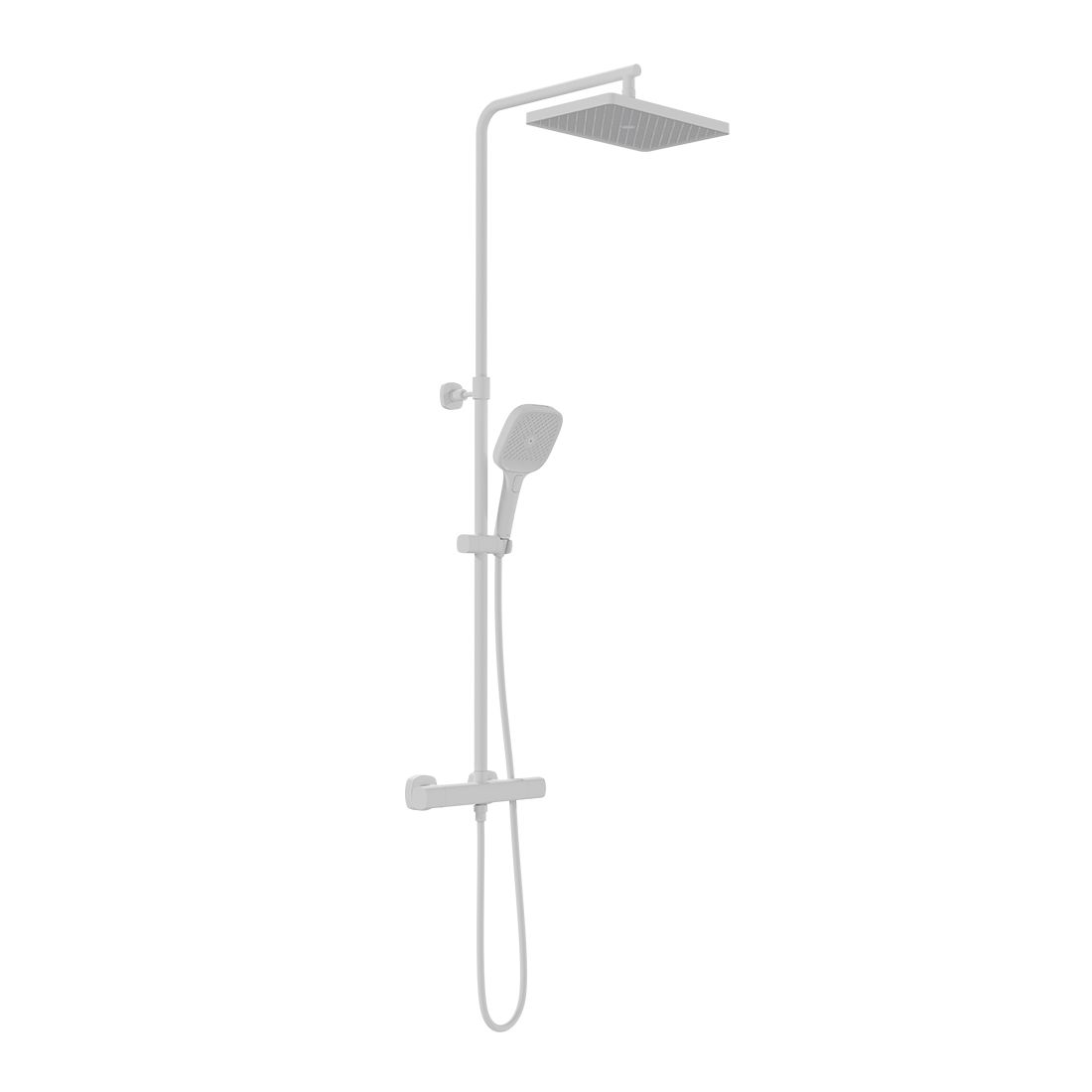 Wall Mounted Thermostatic Exposed Shower Column In