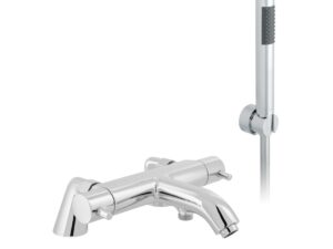 Celsius Deck Mounted Bath Filler With Shower Kit