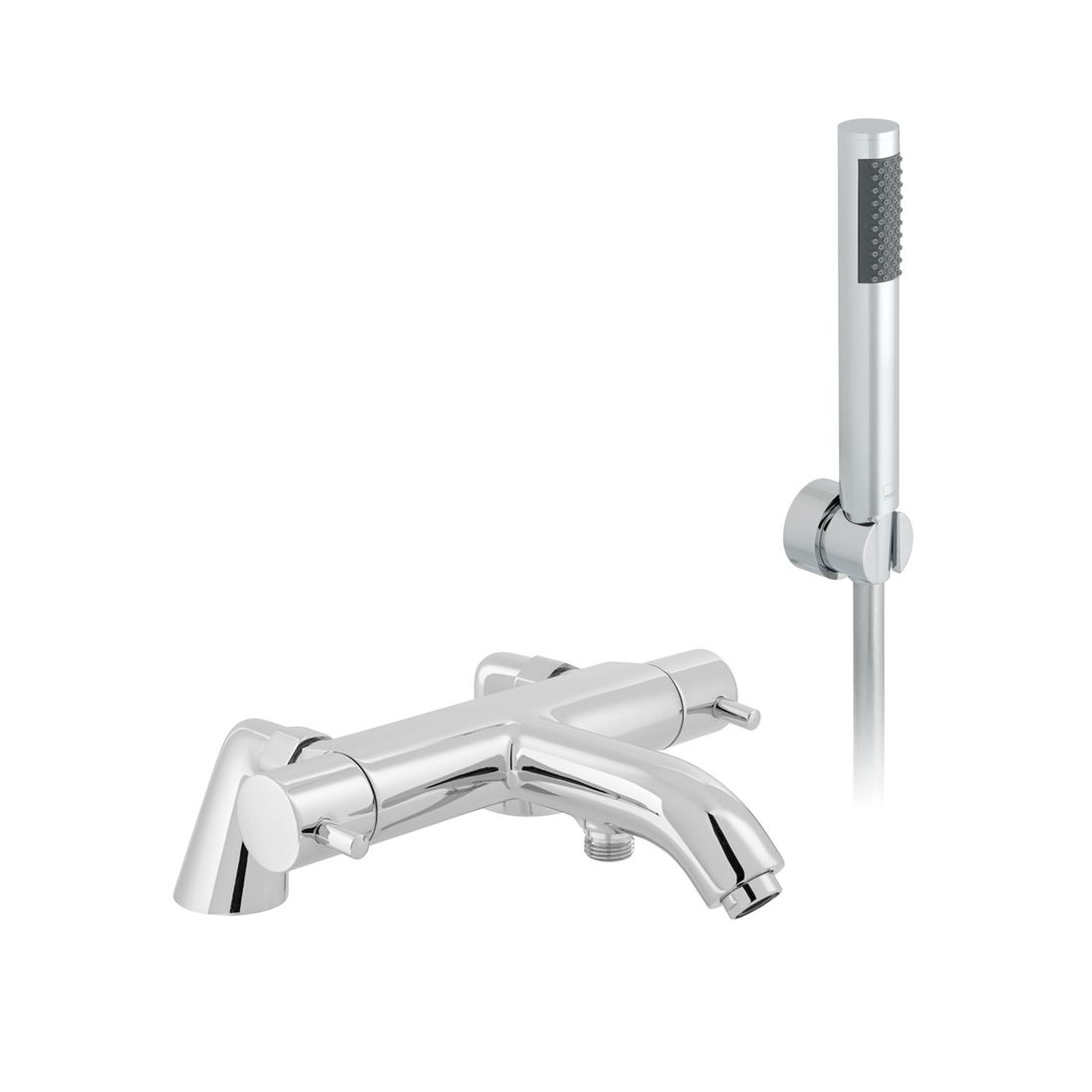 Celsius Deck Mounted Bath Filler With Shower Kit