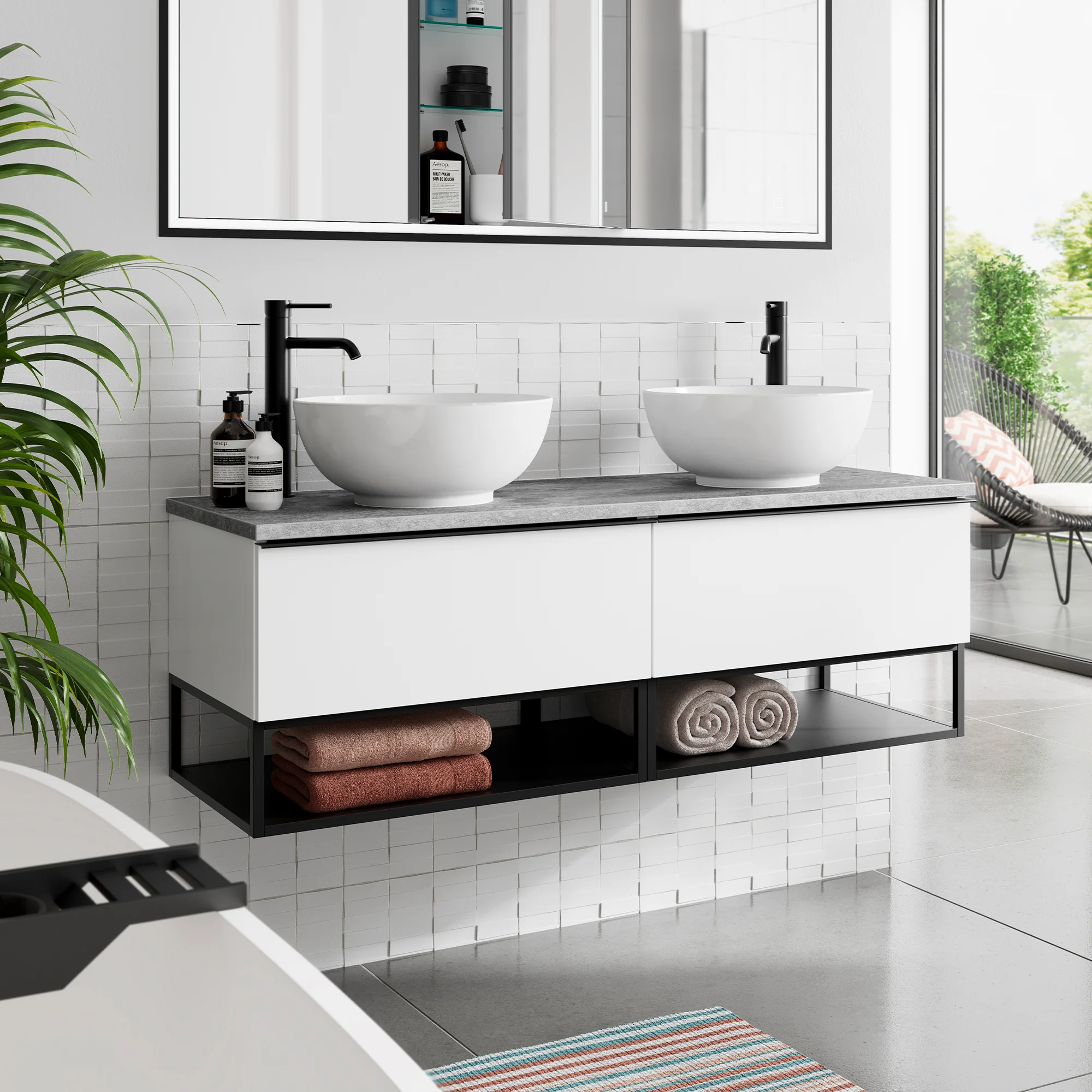 Aeon Gloss Wall Hung Unit