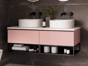Aeon Wall Hung Unit With Metal Shelf