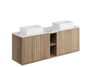 Alfie Twin Cabinet With Mid Storage