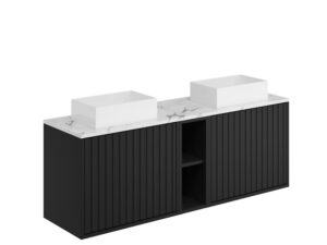 Alfie Twin Cabinet With Mid Storage Matte