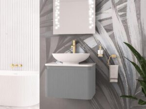 Belice Fluted Wall Hung Unit