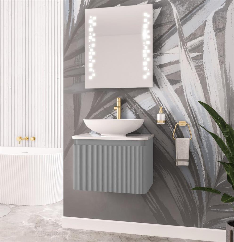 Belice Fluted Wall Hung Unit