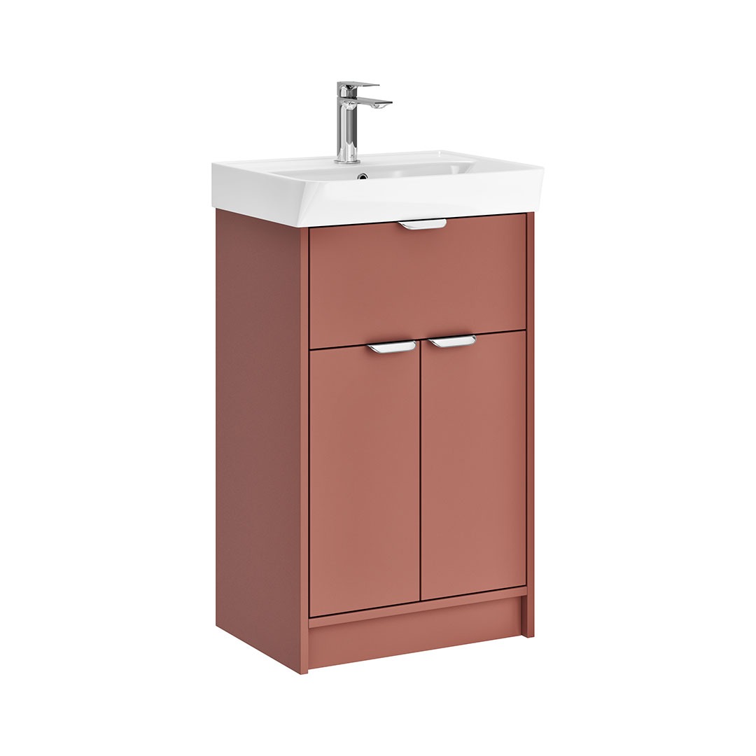 Calia 1 Drawer 2 Door Floor Standing Unit Baked Matt