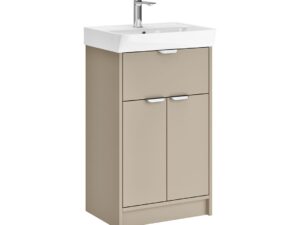Calia 1 Drawer 2 Door Floor Standing Unit Fine Greige Matt