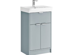 Calia 1 Drawer 2 Door Floor Standing Unit Tempered Matt