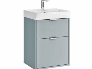 Calia 2 Drawer Wallhung Unit Tempered Matt