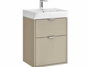 Calia 2 Drawer Wallhung Unit Fine Greige Matt