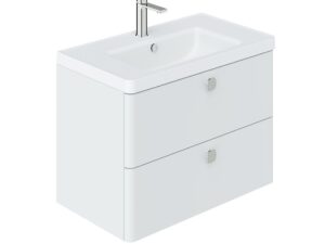 Cameo 2 Drawer Wallhung Vanity Unit In Arctic