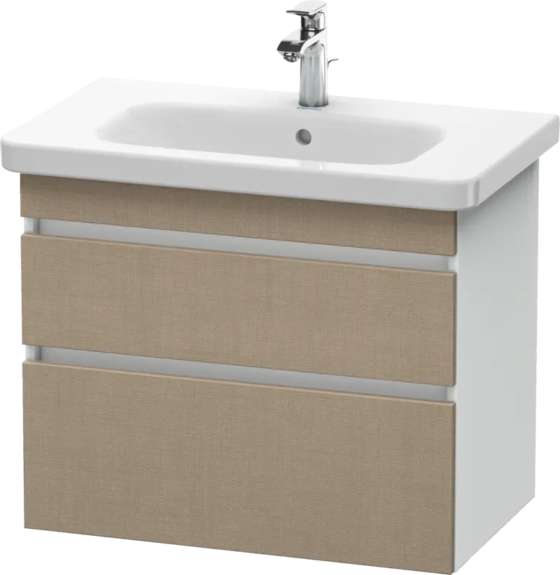 Durastyle Wallhung 2 Drawer Unit Linen Matt