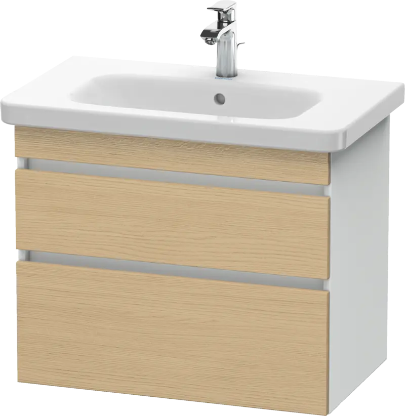 Durastyle Wallhung 2 Drawer Unit Natural
