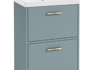Finland Floor Standing 2 Drawer Coral