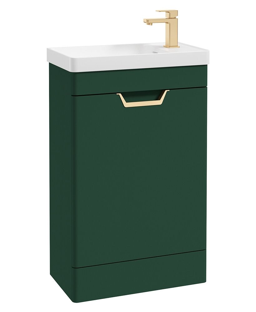 Freya 1 Drawer Floor Standing Cloakroom Unit Wreath