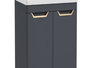 Freya 2 Door Floor Standing Unit Midnight