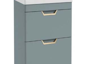 Freya 2 Drawer Floor Standing Unit Coral