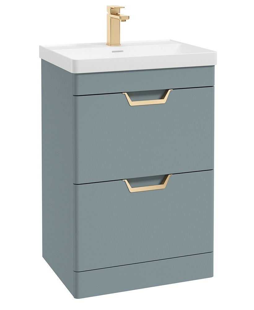 Freya 2 Drawer Floor Standing Unit Coral